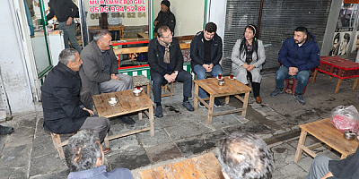 Kars Valisi Ziya Polat Kasaplar Hali Mevkiinde vatandaşı dinledi