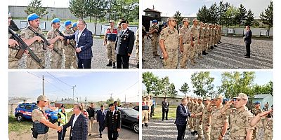 Kars Valisi Ziya Polat, Kurban Bayramı ziyaretleri gerçekleştirdi