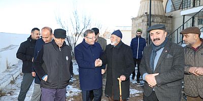 Kars Valisi Ziya Polat, Merkez Eşmeyazı Köyü'nde...