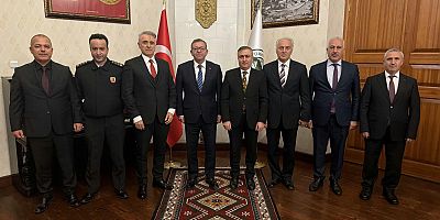 Kars Valisi Ziya Polat, Müfettişler heyetini kabul etti