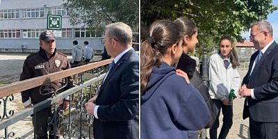 Kars Valisi Ziya Polat Okullarda Güvenlik Tedbirlerini İnceledi 