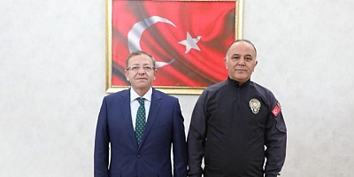 Kars Valisi Ziya Polat’tan Emniyet Müdürü Saka’ya Ziyaret