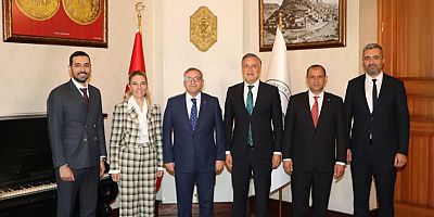 Kars Valisi Ziya Polat'tan PTT Yetkililerine Kabul
