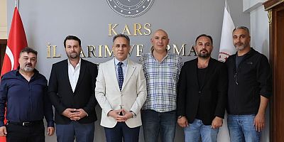 Kars Veteriner Hekimleri Odası’ndan Enver Aydın’a Ziyaret