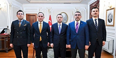 Kars yargı mensuplarından Bakan Akın Gürlek'e ziyaret 