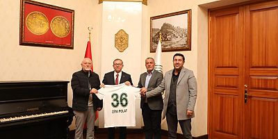 Kars36 Spor Kulübü yönetiminden Vali Polat'a ziyaret