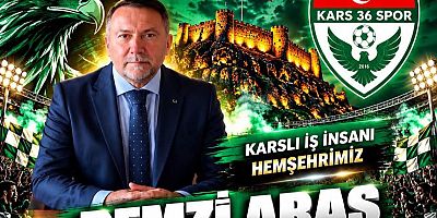 Karslı İş İnsanı Remzi Aras’tan Kars 36 Spor’a Bilet Desteği
