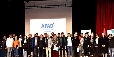 KAÜ'de “AFAD’ı Tanıyorum, Afetlere Hazırlanıyorum” programı gerçekleştirildi