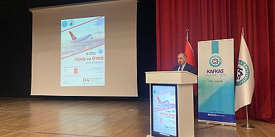 KAÜ'de Uçuş ve Ötesi Konferansı düzenlendi