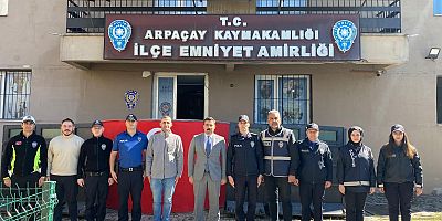 Kaymakam Akköz, Arpaçay İlçe Emniyet Amirliğini Ziyaret Etti