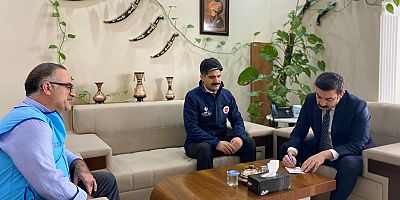 Kaymakam Akköz'den Diyanet Vakfı’na Kurban Bağışı