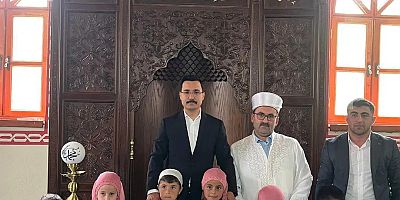 Kaymakam Demirtaş, 4-6 Yaş Kur'an Kursu Bitirme Programına Katıldı