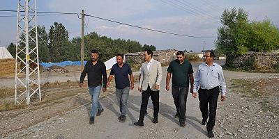 Kaymakam Demirtaş, Esenyayla Köyünde Parke Çalışmalarını İnceledi