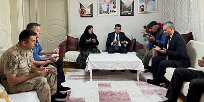 Kaymakam Furkan Öztürk'ten Şehit Ailesine Anlamlı Ziyaret
