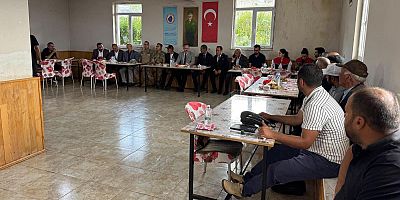 Kaymakam Güvenç, köyleri ziyaret ederek vatandaşlarla bir araya geldi