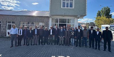 Kaymakam Güvenç ve Başkan Elma Muhtarlarla Buluştu