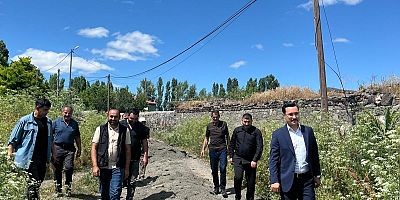 Kaymakam İsmail Demirtaş, Yol Çalışmalarını İnceledi