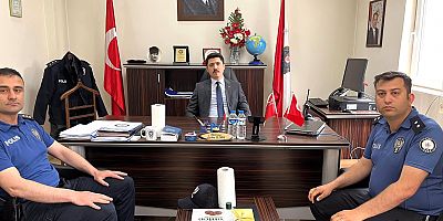 Kaymakam Kahraman’dan Digor İlçe Emniyet Müdürlüğüne ziyaret