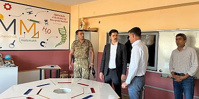 Kaymakam Kahraman’dan Türkmeşen Köyü Okuluna Ziyaret