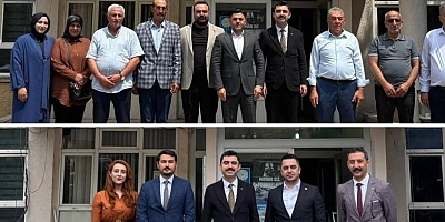 Kaymakam Muhammed Emin Tutal’a Başkanlardan Ziyaret