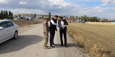 Kaymakam Semiz, Köylerde Altyapı Çalışmalarını İnceledi