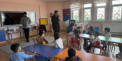 Kaymakam Tutal'dan Susuz anaokulu'na ziyaret