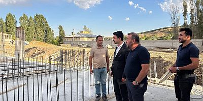 Kaymakam Tutal, ilçede yapımı devam eden projeleri inceledi
