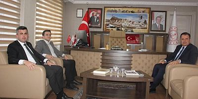 Kaymakamlardan Milli Eğitim Müdürü Vasıf Munis’e Ziyaret