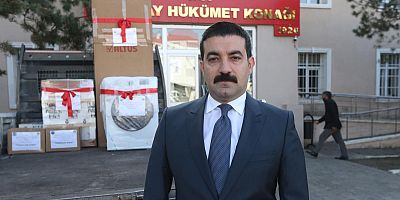 Kaymakamlıktan Yeni Evli Çiftlere Beyaz Eşya Desteği