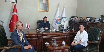 Kızılay Kars Şube Başkanı Kübra Hüryurt'tan Kadir Bozan’a Ziyaret