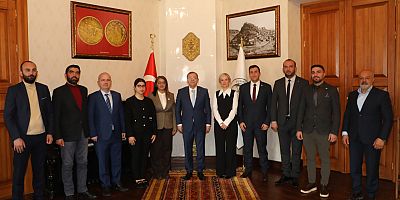 Kızılay Kars Şube Başkanı Kübra Hüryurt'tan Vali Polat'a ziyaret