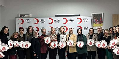 Kızılay Kars’tan Filistin’deki aşevi yararına bağış toplandı