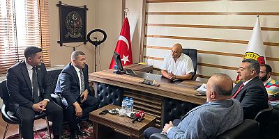  MHP Heyetinden Kars Gazeteciler Cemiyetine ziyaret