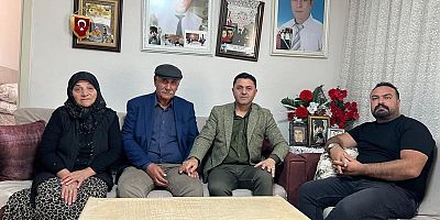 MHP Kars İl Teşkilatı Şehit Ailesiyle bir araya geldi
