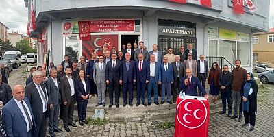 MHP Susuz İlçe Başkanlığı yeni binası coşkulu törenle açıldı