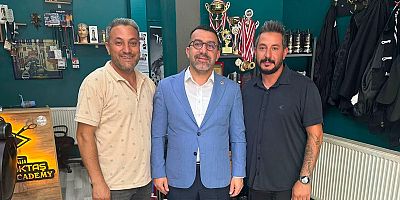 Milletvekili Adem Çalkın’dan Kuaför Hamza’ya Ziyaret