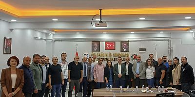 Milletvekili Adem Çalkın’dan Öz Sağlık-İş Sendikası'na Ziyaret