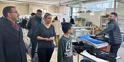 Milletvekili Adem Çalkın’dan Tekstil Atölyesinde inceleme