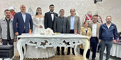 Milletvekili Adem Çalkın, Genç Çiftin Mutluluğuna Ortak Oldu