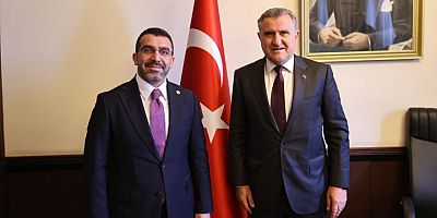 Milletvekili Adem Çalkın, Gençlik ve Spor Bakanı ile yatırım, projeleri  görüştü