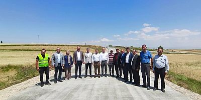 Milletvekili Adem Çalkın, yol çalışmalarını yerinde inceledi