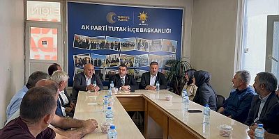 Milletvekili Çalkın’dan AK Parti Tutak İlçe Başkanlığına Ziyaret