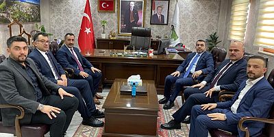 Milletvekili Çalkın'dan Genel Sekreter Tekcan'a Hayırlı Olsun Ziyareti