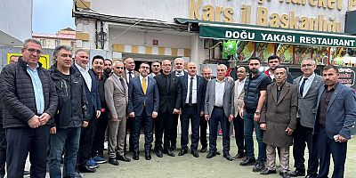 Milletvekili Çalkın’dan MHP Kars İl Başkanlığına “Hayırlı Olsun” Ziyareti