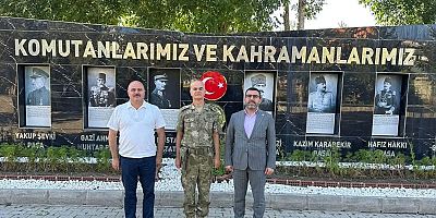 Milletvekili Çalkın'dan Tugay Komutanı Yenilmez’e Veda Ziyareti