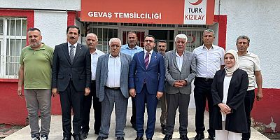 Milletvekili Çalkın'dan Türk Kızılay Gevaş Şubesi’ne Ziyaret
