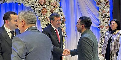 Milletvekili Çalkın, Ferhat ile Esra'nın mutluluklarına ortak oldu