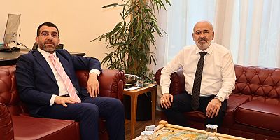 Milletvekili Çalkın, İçişleri Bakan Yardımcısı Mehmet Sağlam'ı ziyaret etti