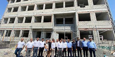 Milletvekili Çalkın, Kağızman’daki inşaat çalışmalarını inceledi