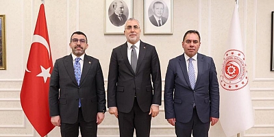 Milletvekili Çalkın ve Başkan Senger, Bakan Işıkhan'ı ziyaret etti